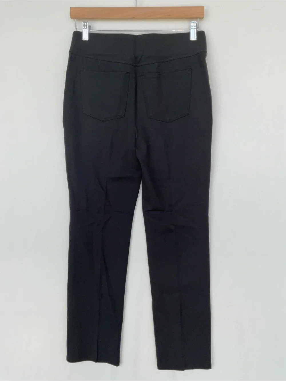 Soft Surroundings Black Straight-Leg Pants
